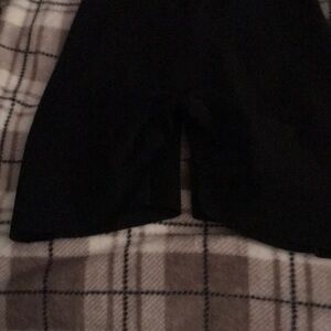 Black Women's Shapewear Shorts - Sleek Comfort sheer low back mid thigh